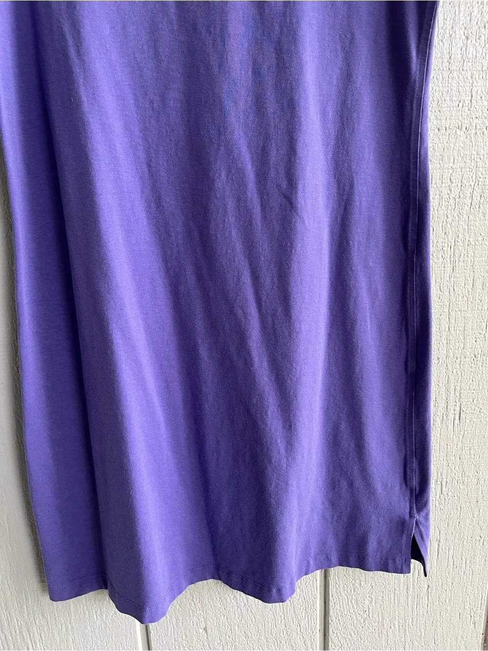Lululemon Classic Fit Cotton Blend T Shirt Dress in Charged Indigo Purple XS